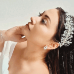 Diadema Layla de cristales hecha a mano, Mística Novias